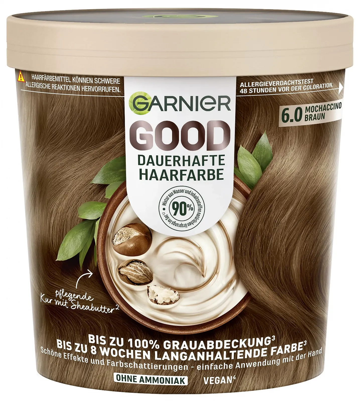 Фарба для волосся Garnier Good Стійка 6.0 Mochaccino Brown, фото №1