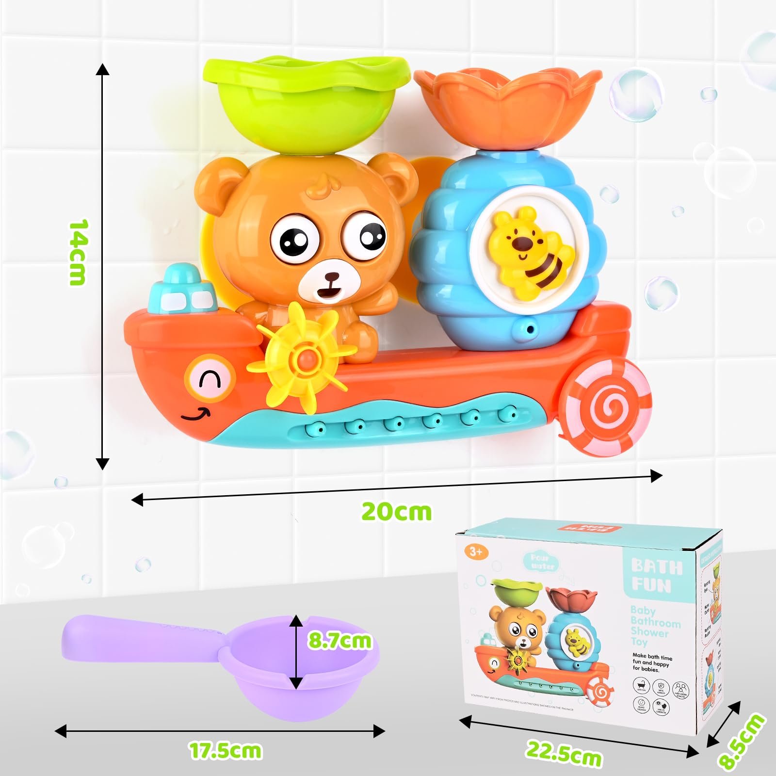 Игрушка для ванны Медведь Водная, фото №6