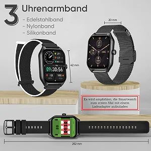 Смартчасы женские с функцией телефона Android 1.85 дюймов synthetic.ua - Фото 1