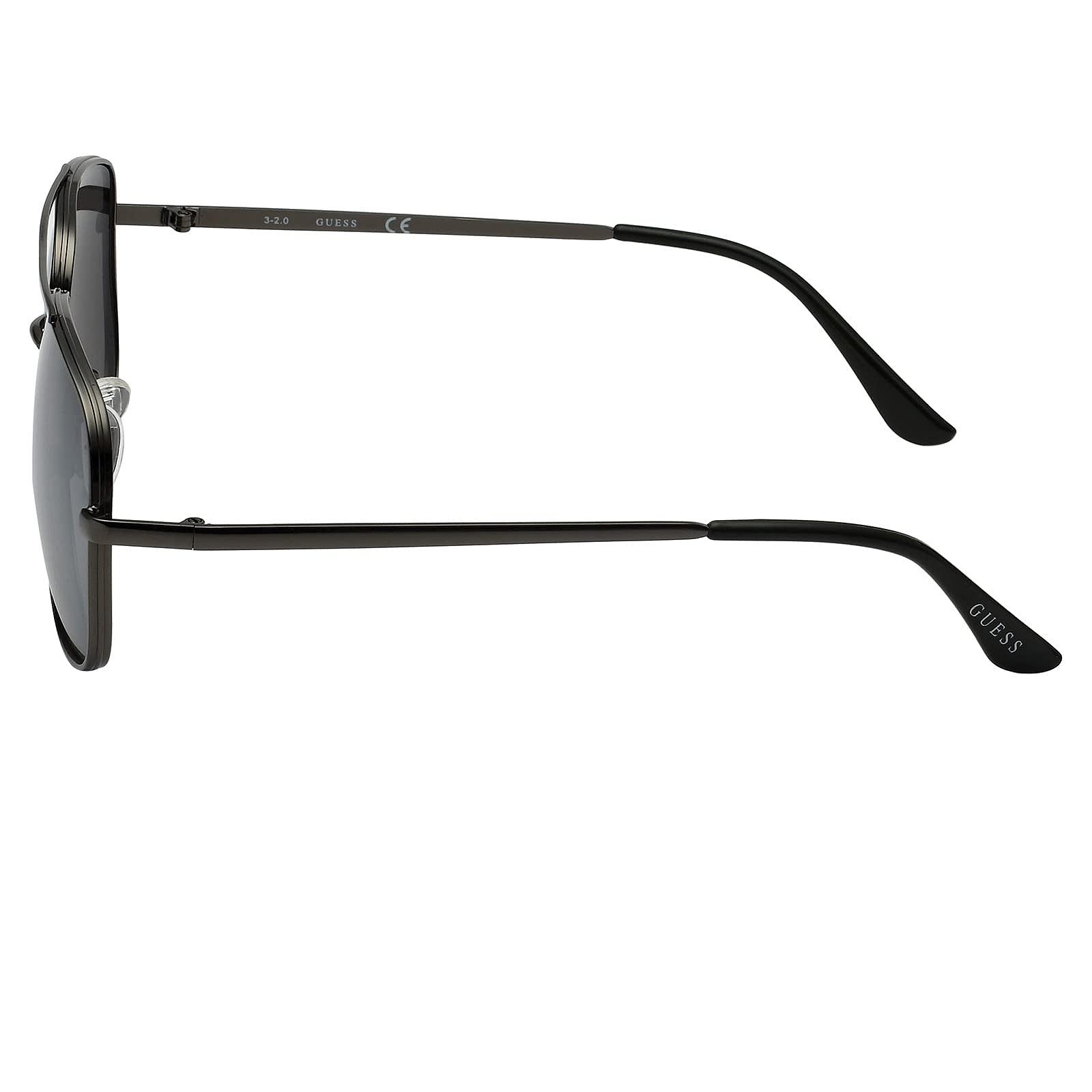 Сонцезахисні окуляри GUESS GF0207 60 Gunmetal, сріблясті, фото №5