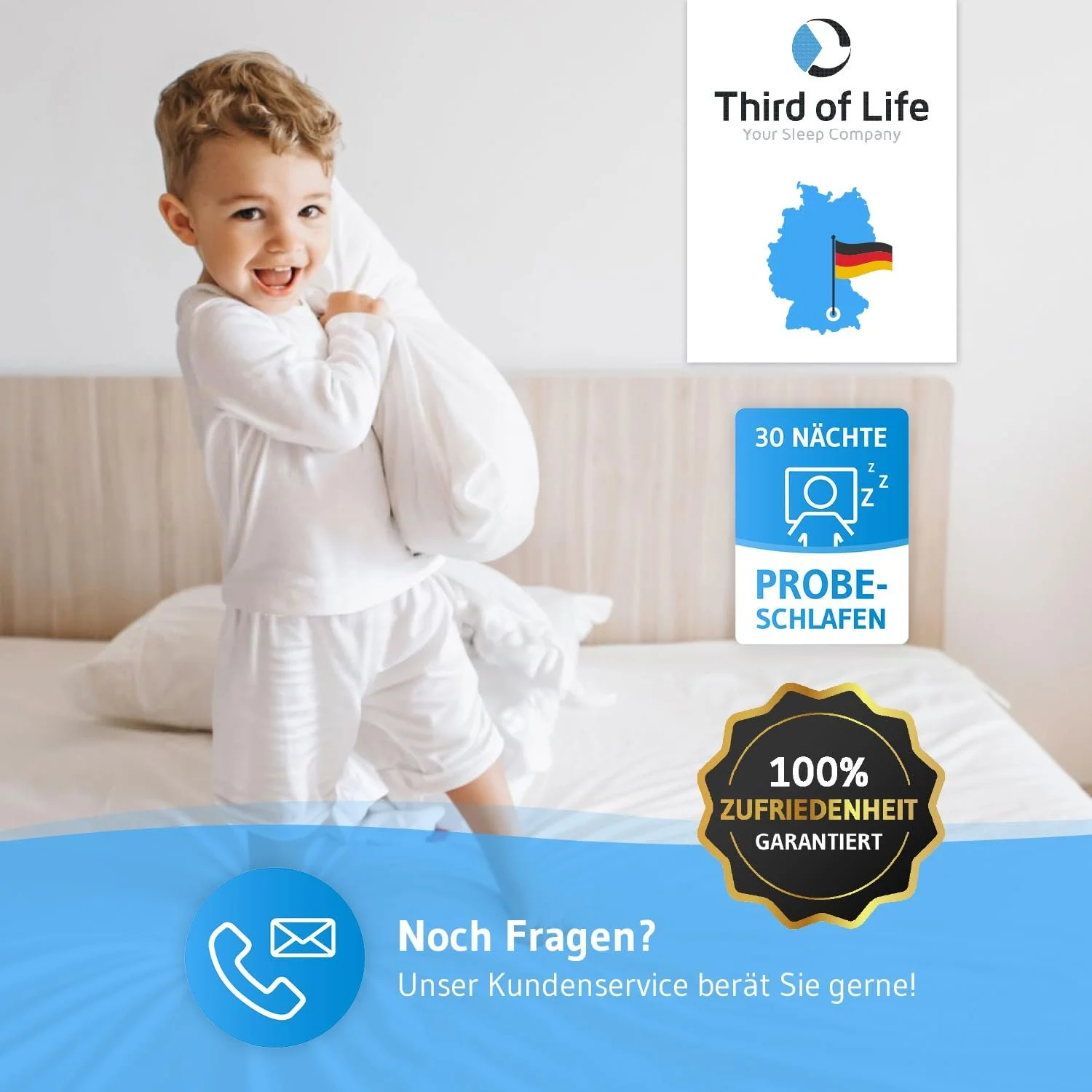 Дитяча подушка Third of Life Tilla 40 x 60 см, регульована висота, фото №7