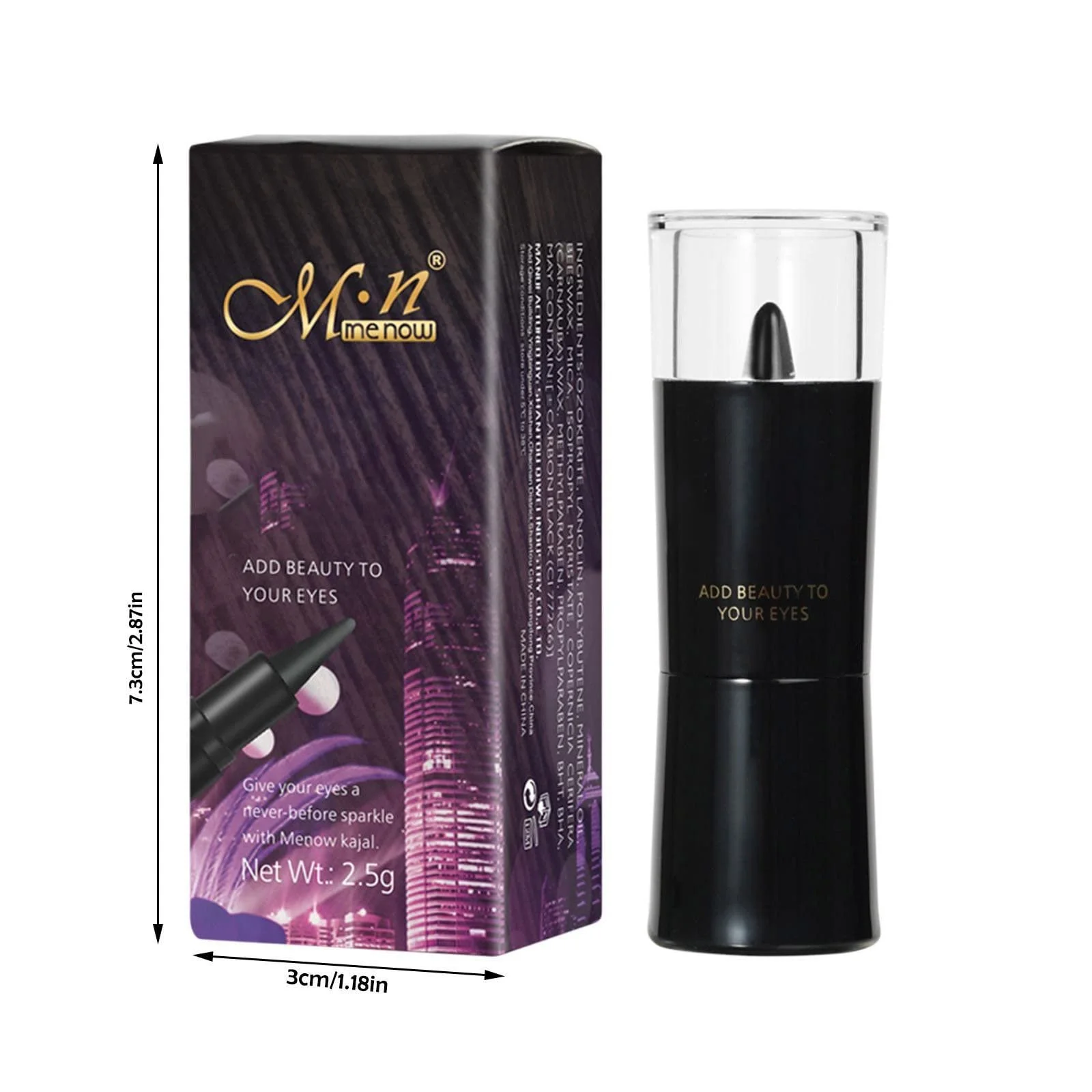 Гелевый Карандаш для глаз Матовый черный №27, черная, фото №6 Гелевый Карандаш для глаз Матовый черный №27, черная, фото №6