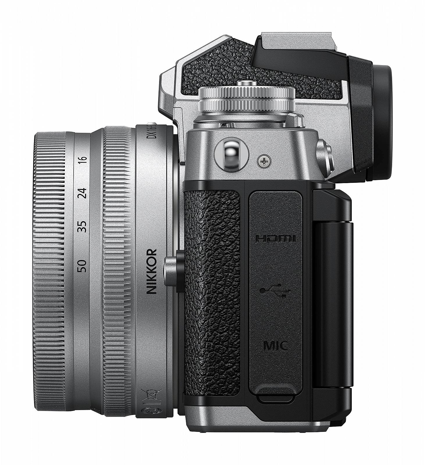 Фотоаппарат Nikon Z fc Kit Z DX 16-50 mm 1:3.5-6.3 VR Silver Edition (20.9 Мп, OLED видоискатель с 2.36 миллионами пикселей, 11 кадров в секунду, гибридный AF с помощником фокусировки, ISO 100-51.200, 4K UHD видео), фото №3