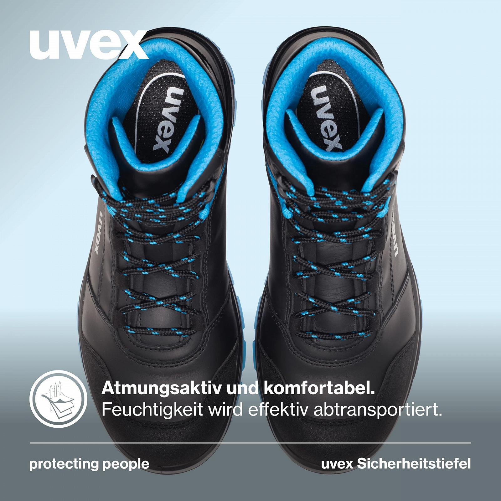 Мужские кожаные рабочие ботинки Uvex 2 Xenova S3, фото №6