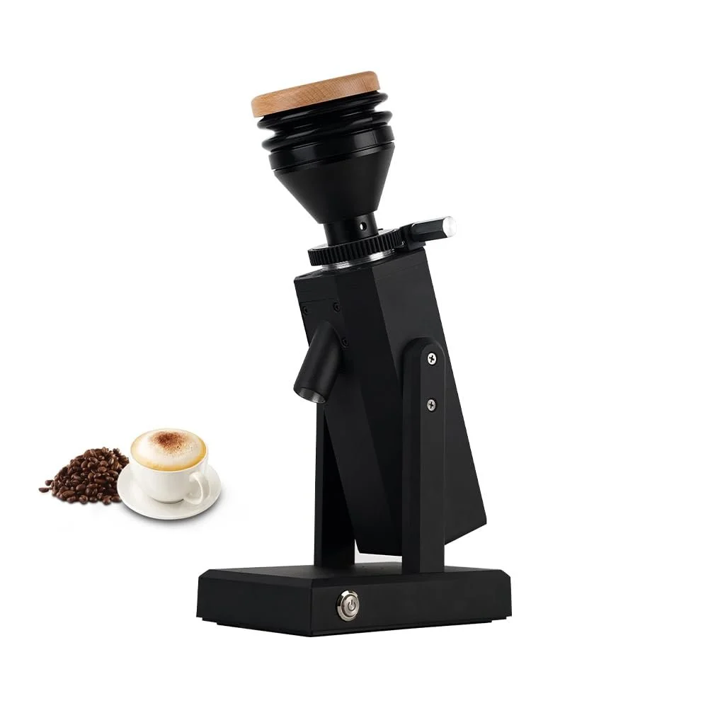 Электрическая кофемолка 40 мм титановые жернова Металл 75 г воронка для зерен 19 скоростей, фото №1 Электрическая кофемолка 40 мм титановые жернова Металл 75 г воронка для зерен 19 скоростей, фото №1