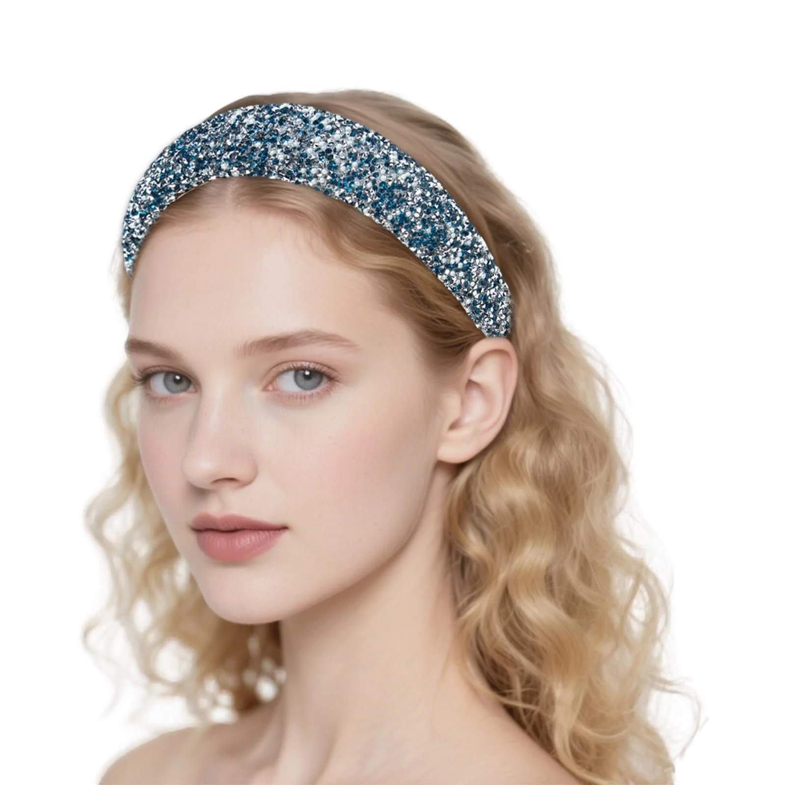 Обруч жіночий Блискучий Стрази, фото №3 Обруч жіночий Блискучий Стрази, фото №3