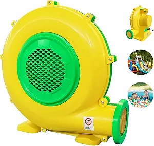 Повітродувка високої потужності GONFLABLE YT-1100W-F3 / 1100 Вт/1,5 к.с. / для великих надувних споруд / надувного батут / надувного замку / стрибунця / водної гірки / Жовтий - Фото 1