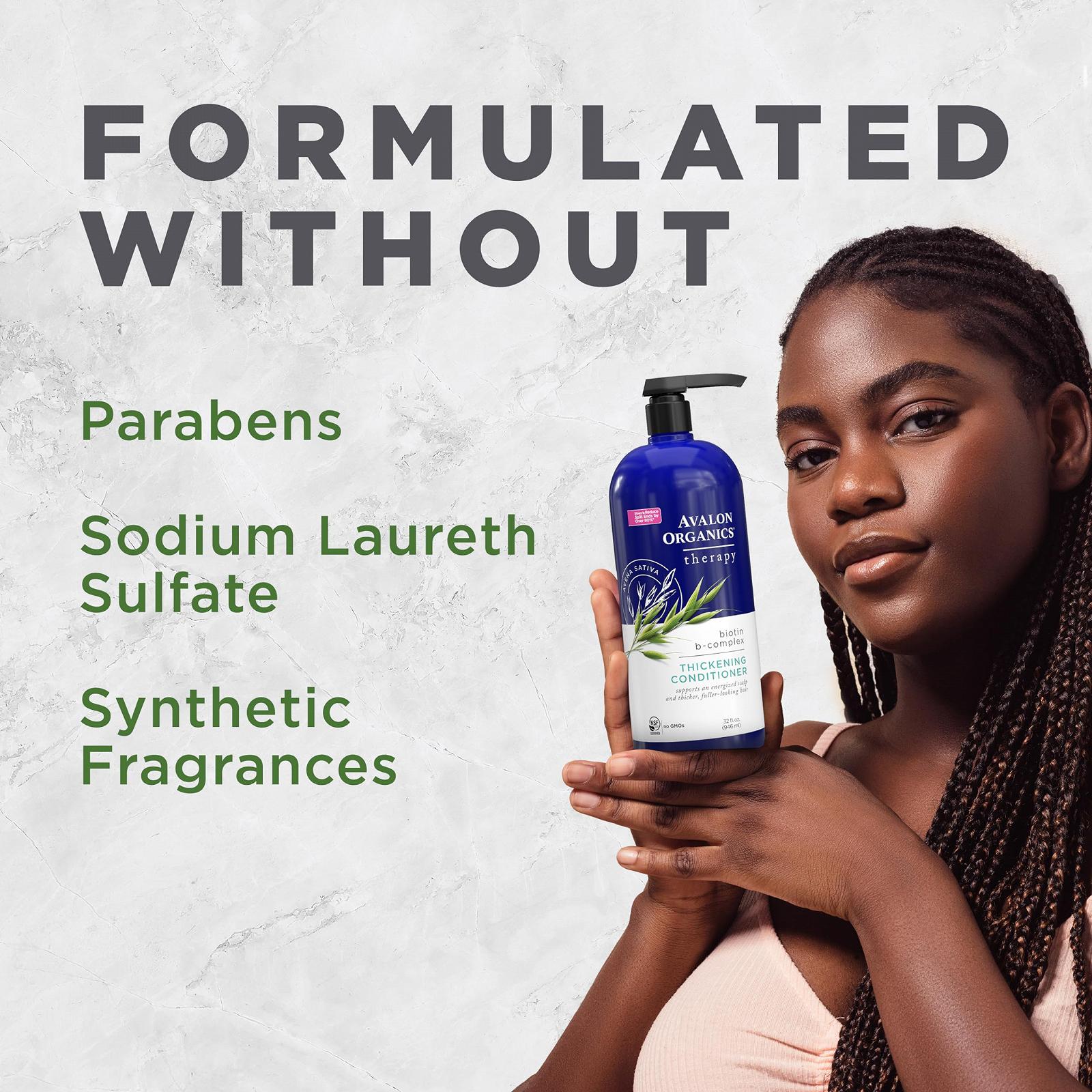 Кондиционер Avalon Organics Biotin B-Complex Thickening 32 унции, фото №5