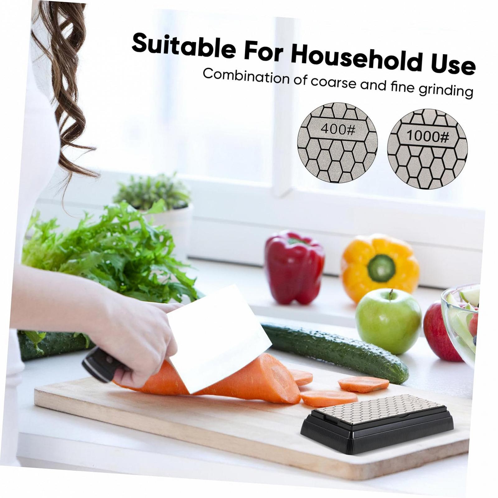 Точильный камень Tofficu Двусторонний Алмазный Нескользящий, фото №5