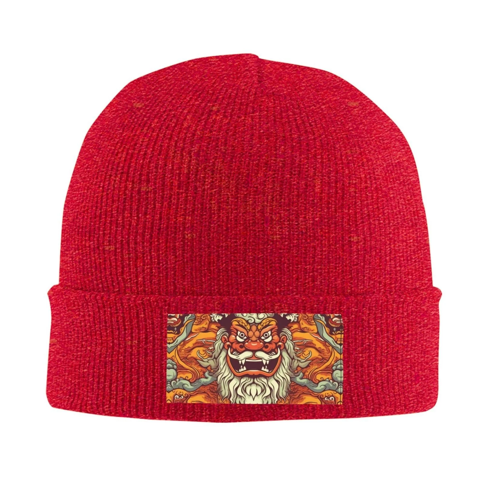 Шапка-бини Chinese God для женщин, зимняя теплая вязаная, фото №4 Шапка-бини Chinese God для женщин, зимняя теплая вязаная, фото №4