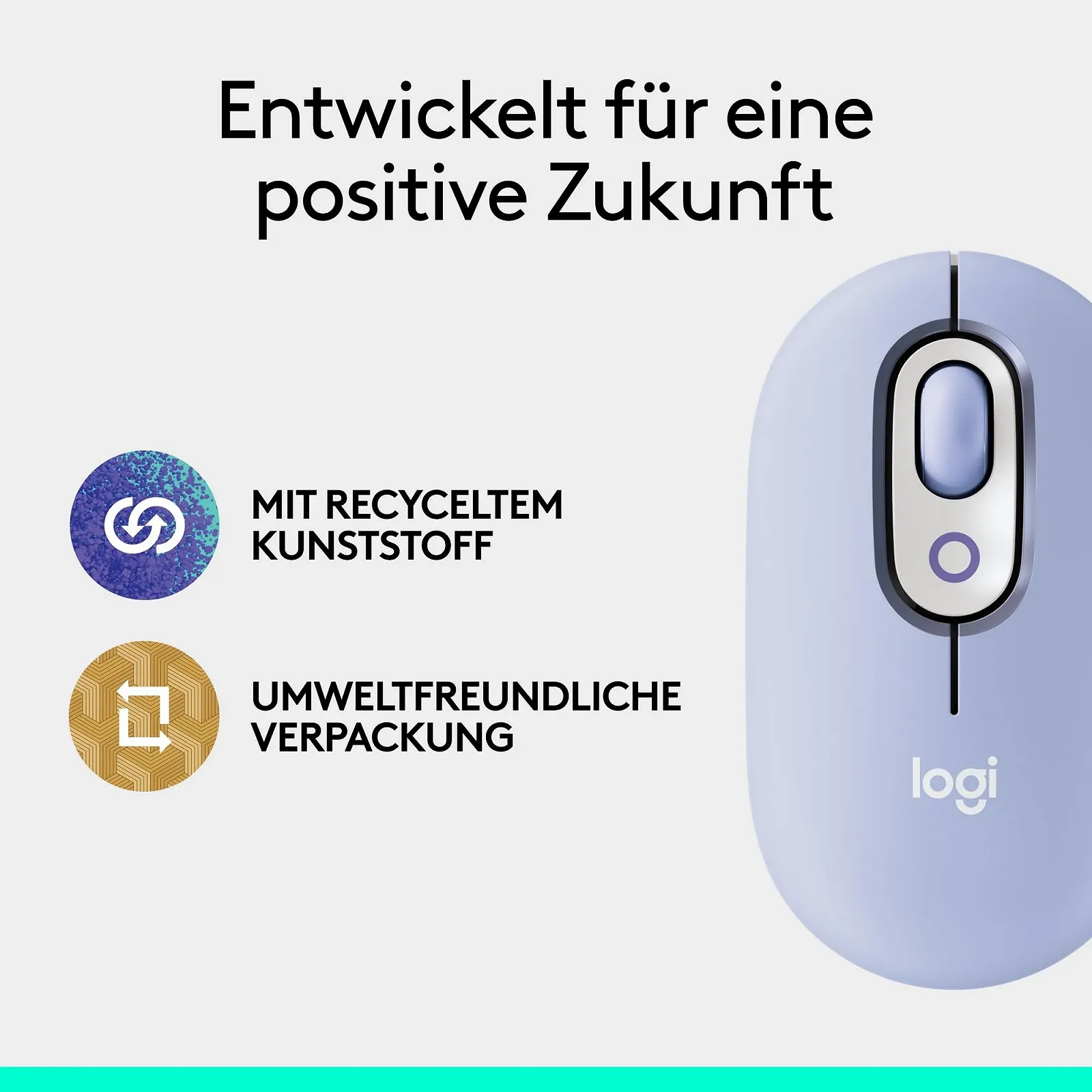 Мышь Logitech POP Беспроводная Bluetooth Фиолетовый, фото №9