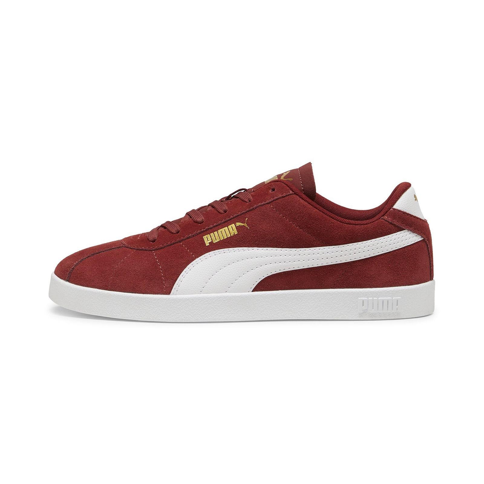 Кроссовки PUMA Unisex Club II, Intense Red PUMA White PUMA Gold, фото №4