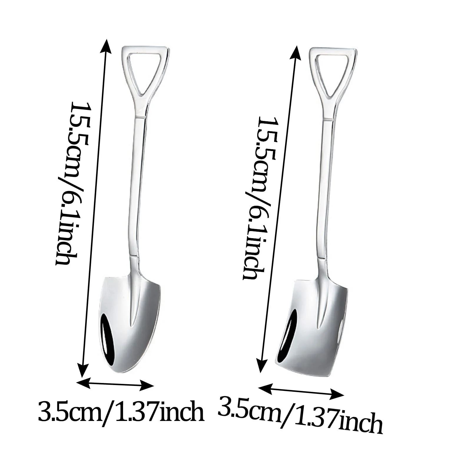 Ложка Шпатель з нержавіючої сталі (Колір), паковання 20 штук, фото №4 Ложка Шпатель з нержавіючої сталі (Колір), паковання 20 штук, фото №4