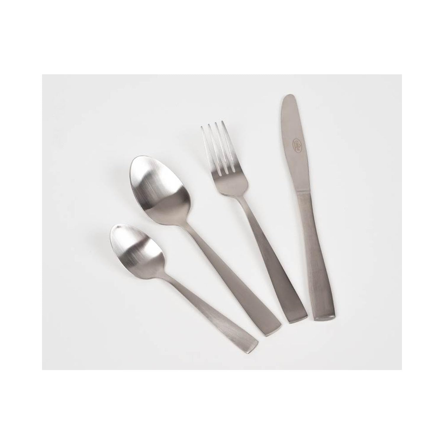Приборы Camp4 Набор для 4 человек из матовой нержавеющей стали, фото №2 Приборы Camp4 Набор для 4 человек из матовой нержавеющей стали, фото №2