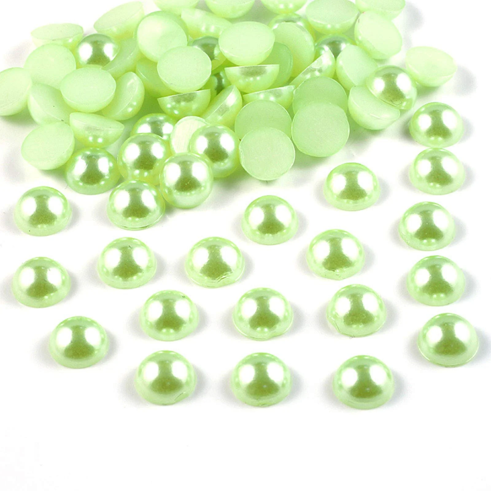 Стразы 2000 шт. Полукруглые искусственные жемчужины для декорирования ногтей, фото №1