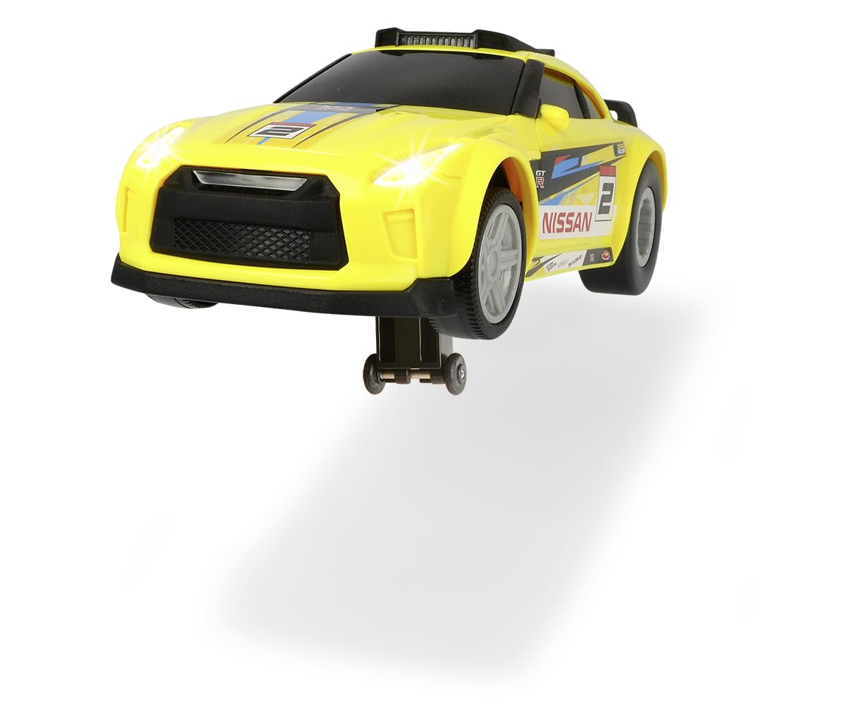 Игрушечная машина Dickie Toys Nissan GTR Wheelie Raiders 25 см Жёлтый, фото №2
