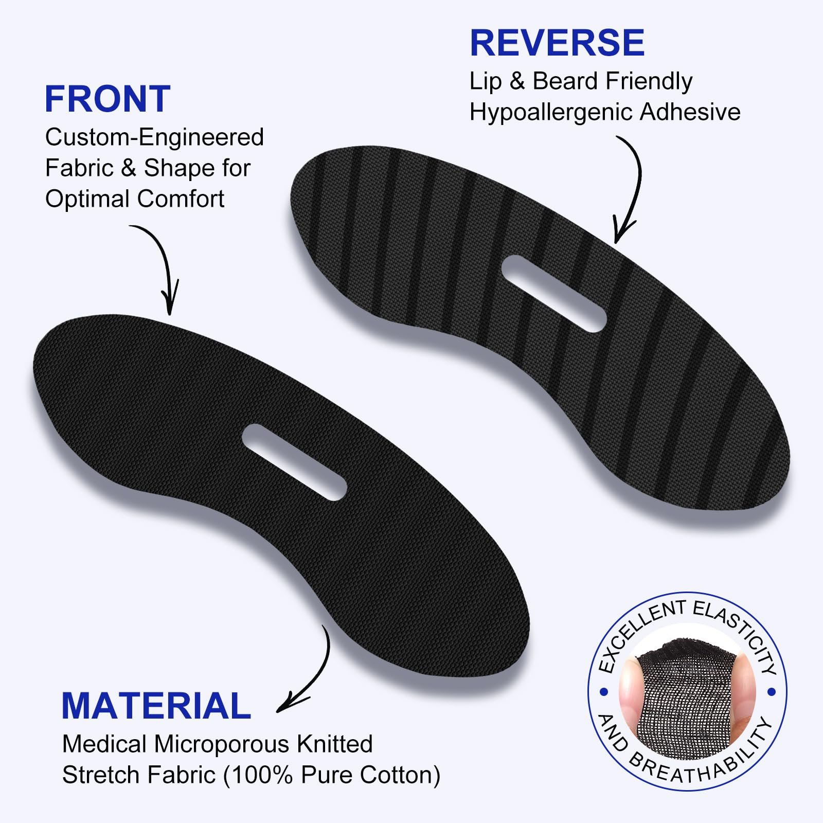 Полоса для рта, Устройство против храпа для уменьшения дыхания ртом, фото №4