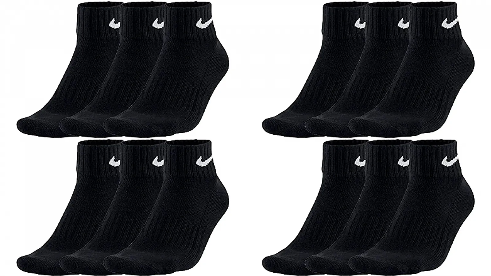 Шкарпетки Nike One Quater для Чоловіків та Жінок, 6 пар, Розмір 38 - 42, фото №1