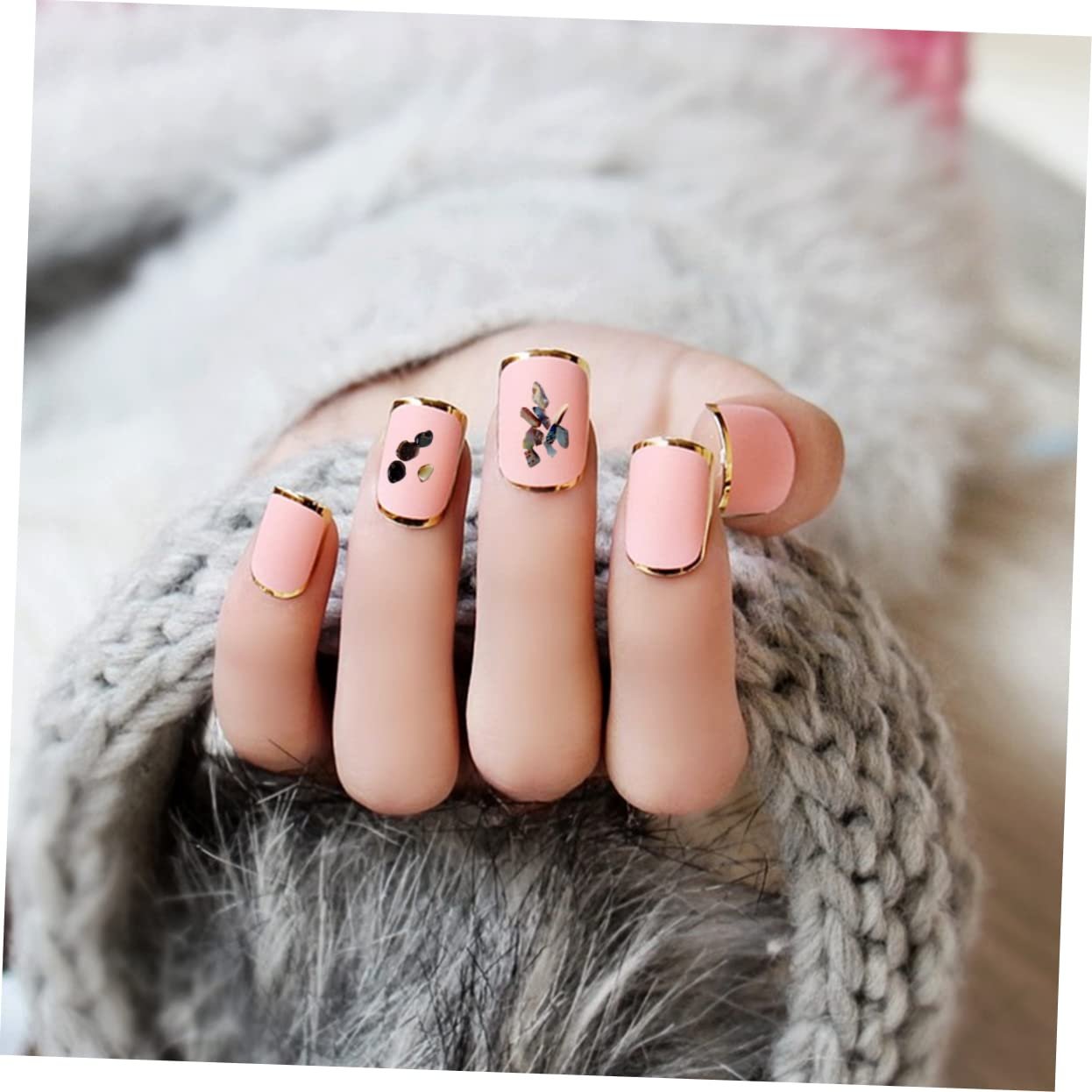 Блестки для ногтей Healeved Ракушка 6 коробок Ракушки блестки подушечки для ушей хлопок для очков блестки для ногтей драгоценные камни блестки наклейка дозатор мыла пена, фото №7