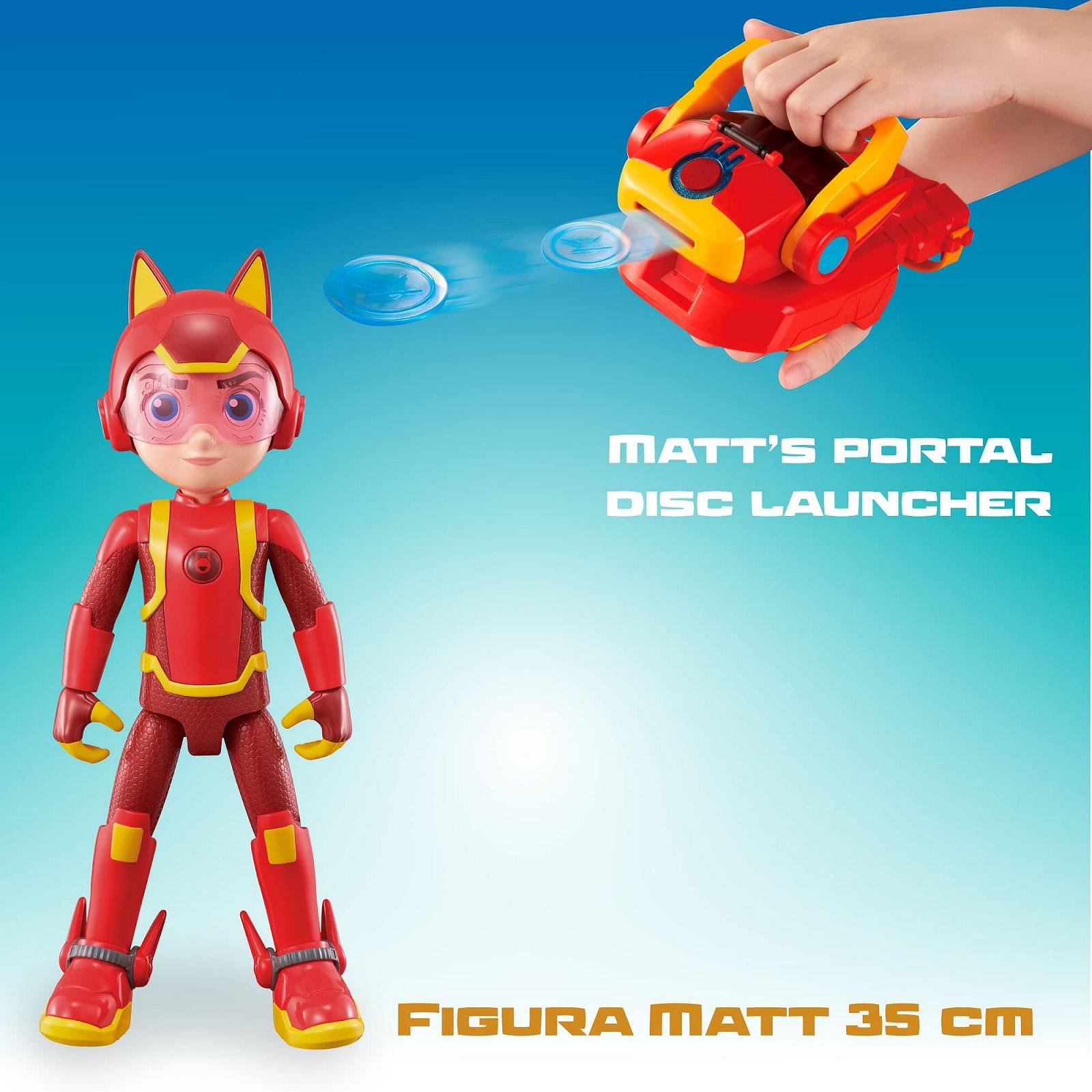 Фігурка Giochi Preziosi Petronix Defender Метт, 35 см, супергерой зі світлом та звуком, фото №12