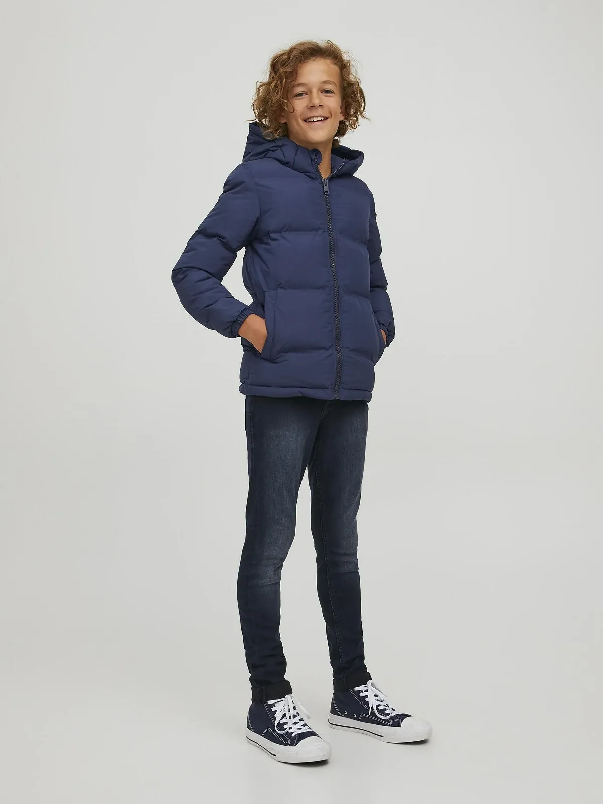 Куртка JACK & JONES Jjeseamless Recycle Puffer Sn Jnr для хлопчиків, фото №5