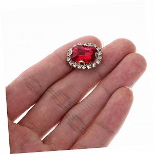 Стразы Упаковка 20 штук для украшения чехлов телефонов, одежды, красный медный synthetic.ua - Фото 1