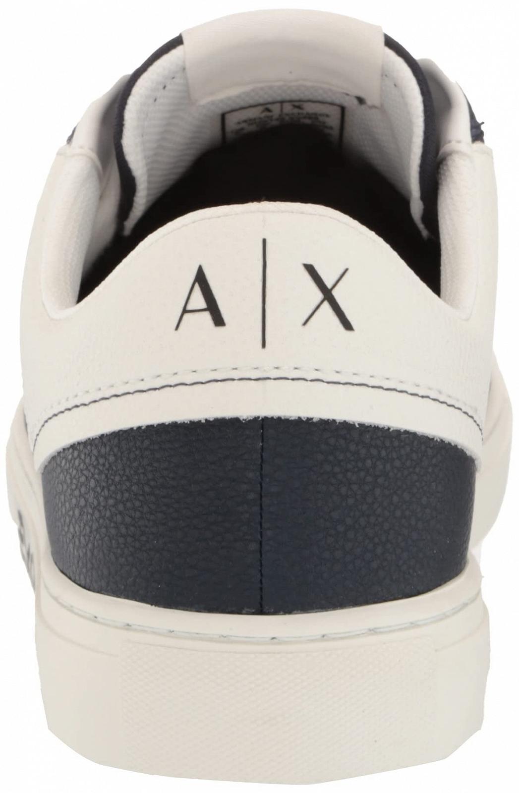 Кросівки Armani Exchange Paris з логотипом ззаду та збоку, фото №3
