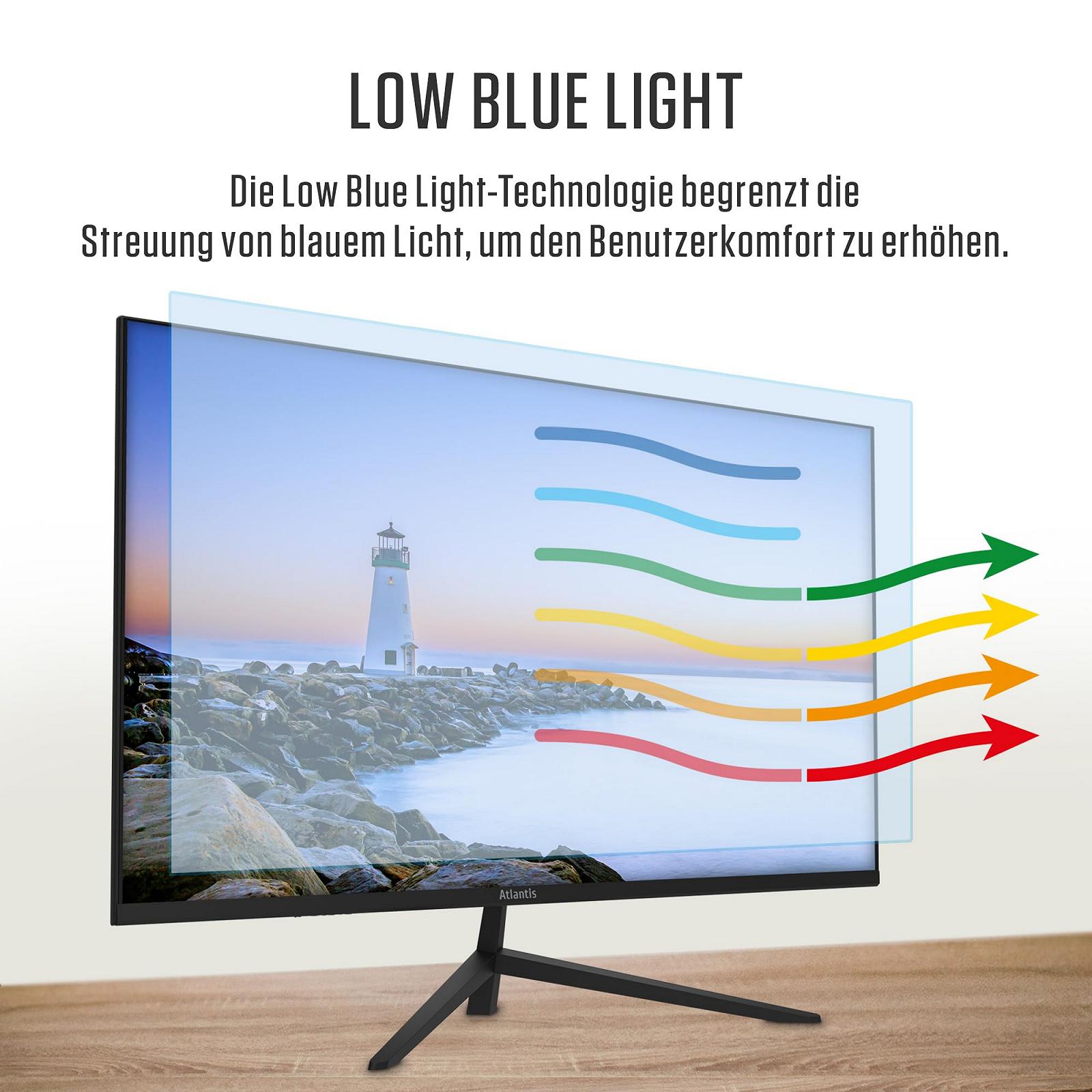 Монитор Atlantis VA 22 дюйма 75Hz Full HD 1920 x 1080 VGA HDMI 6.5 мс 3000:1 178/178, фото №7