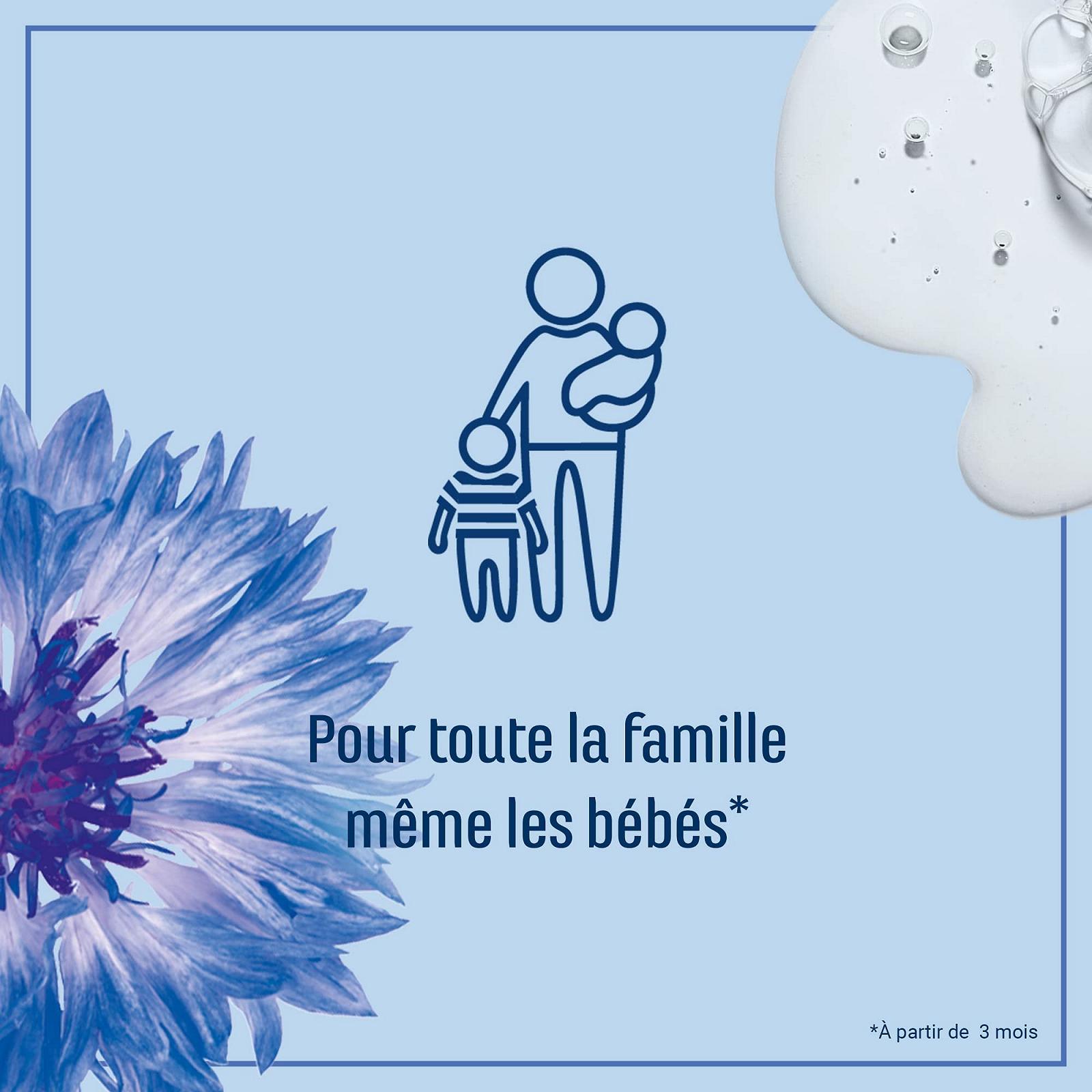 Заспокійливий гель для душу Le Petit Marseillais Organic Cornflower Blossom 400 мл, фото №3