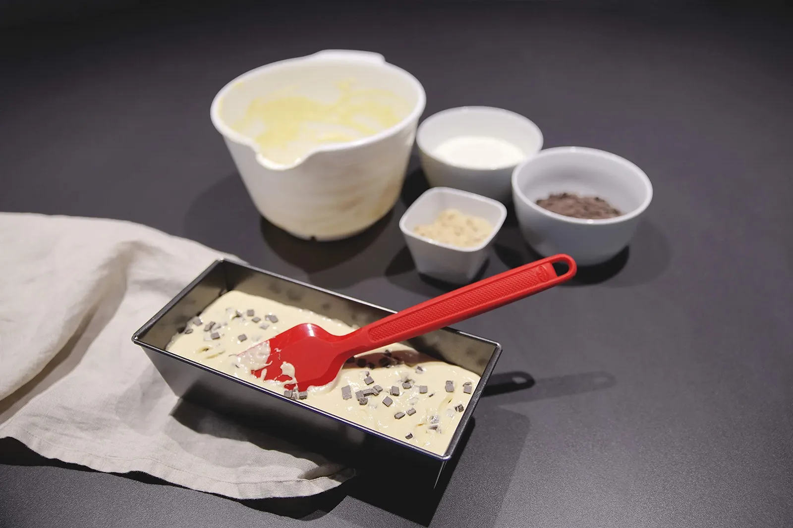 Лопатка Dr. Oetker 1281 силиконовая 28 см Красная, фото №2