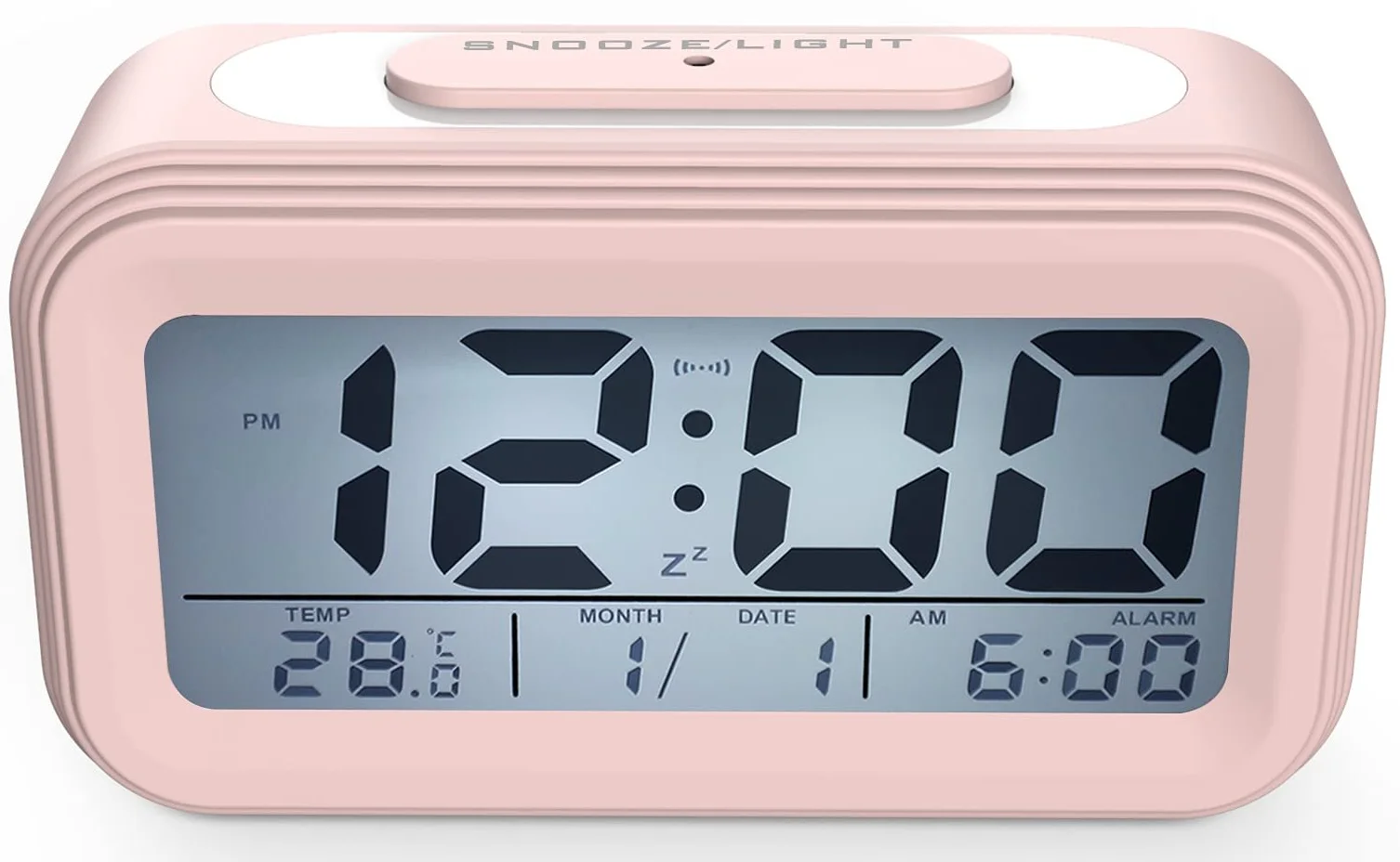 Будильник Coolzon Рожевий, фото №2