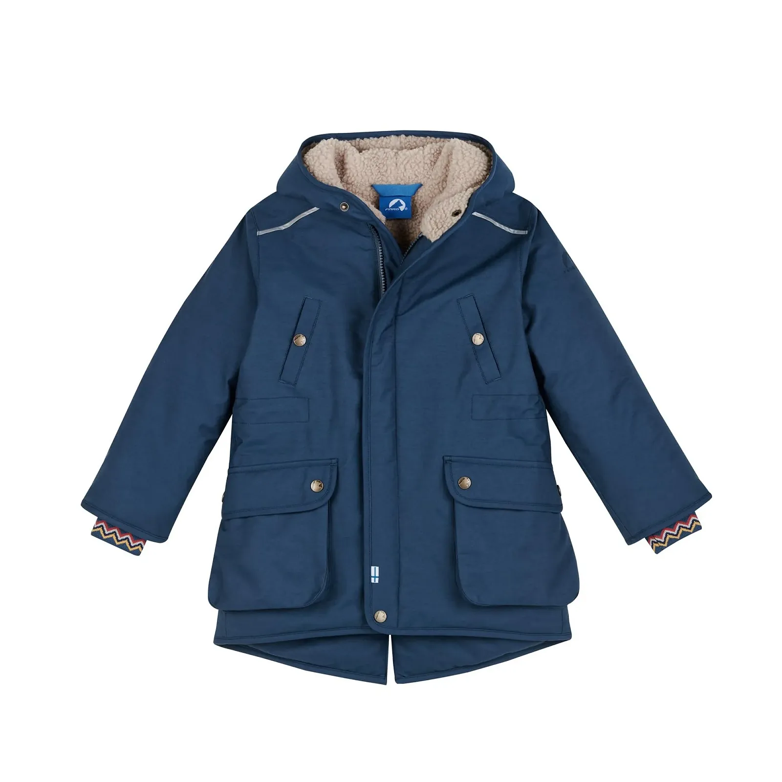 Зимова парка Finkid Tuulikki з плюшевими деталями та фінськими народними елементами для дівчат та хлопчиків, фото №1 Зимова парка Finkid Tuulikki з плюшевими деталями та фінськими народними елементами для дівчат та хлопчиків, фото №1