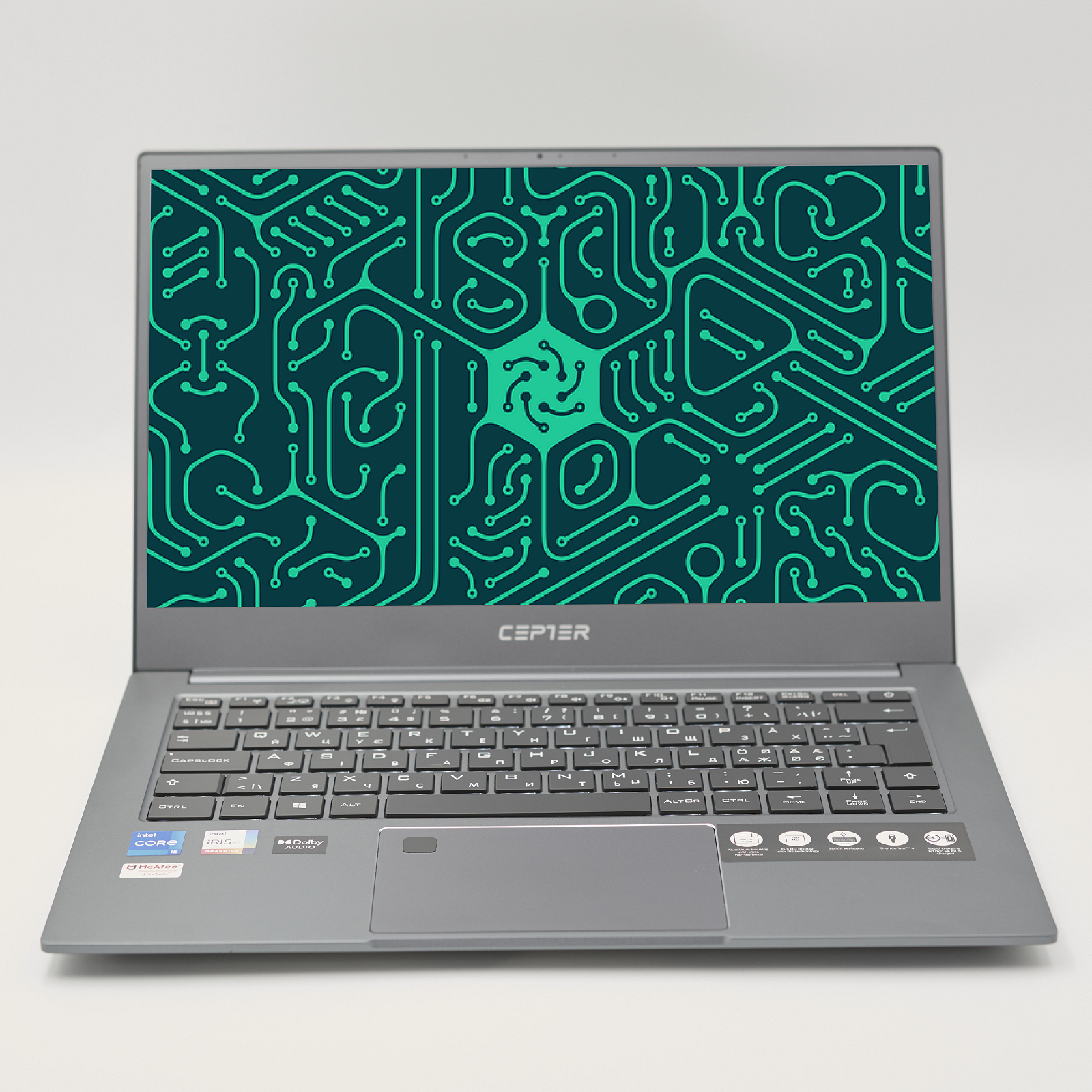 Ноутбук Medion Cepter N490 Intel i5-1135G7 ОЗУ 8 ГБ SSD 512 ГБ Intel Iris Xe Graphics Металл, фото №1