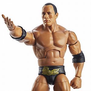 Екшн-фігурка The Rock, серії WrestleMania Elite, WWE HKP13, рухома колекційна фігурка WWE з аксесуарами synthetic.ua - Фото 1
