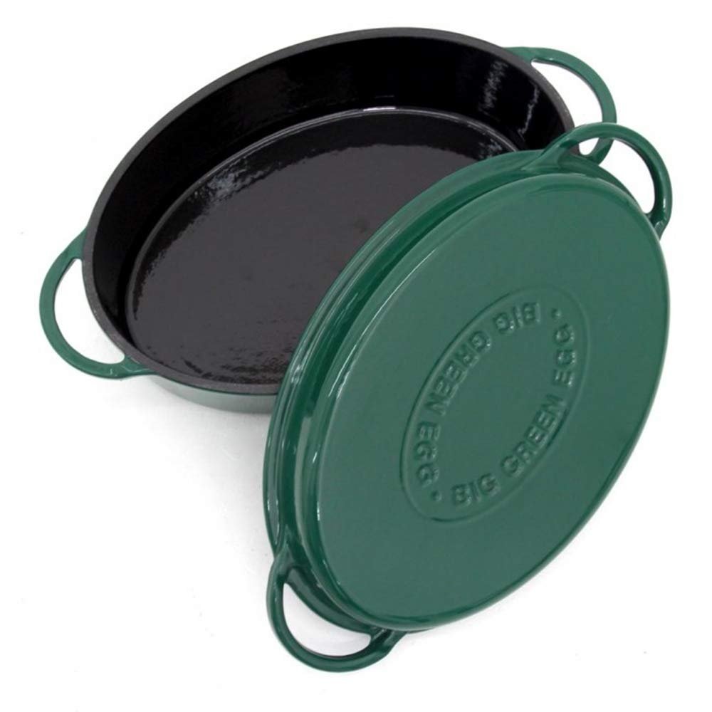 Гусятниця Big Green Egg Dutch Oven Овальна 5.2 л Зелена, фото №2