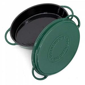 Гусятниця Big Green Egg Dutch Oven Овальна 5.2 л Зелена synthetic.ua - Фото 1