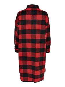 Куртка ONLY Onlasha L/S Long Check Shacket PNT synthetic.ua - Фото 1