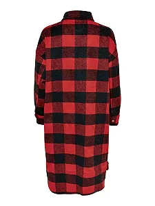 Куртка ONLY Onlasha L/S Long Check Shacket PNT synthetic.ua - Фото 1