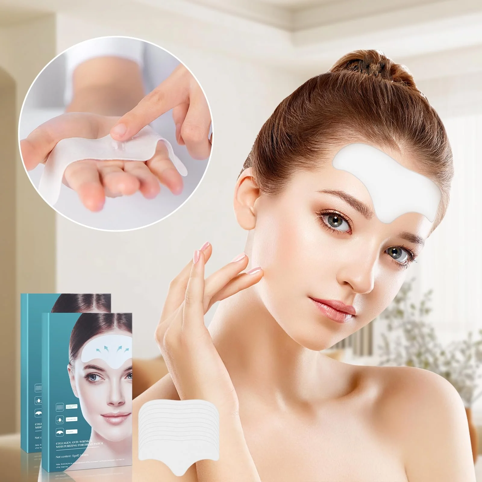 Пластыри от морщин, упаковка 20 шт для увлажнения кожи., фото №6