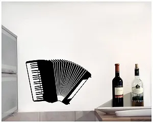 Настінна наклейка Samunshi Accordion 40 x 28 см сріблястий металік synthetic.ua - Фото 1