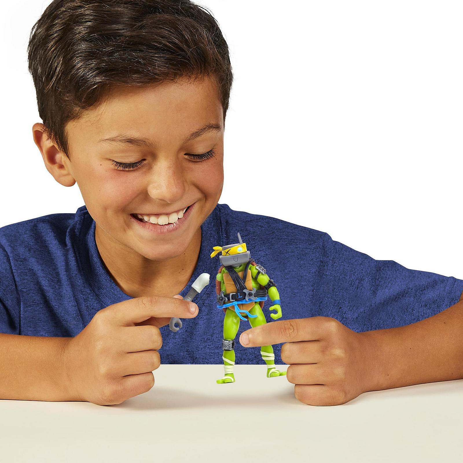 Фігурка Леонардо Playmates Toys Tales of Teenage Mutant Ninja Turtles: Mutations Mix & Match, фото №6
