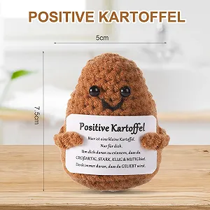 Игрушка PEUTIER Positive Potato Mini Картофель Вязаная Кукла Коричневый synthetic.ua - Фото 1
