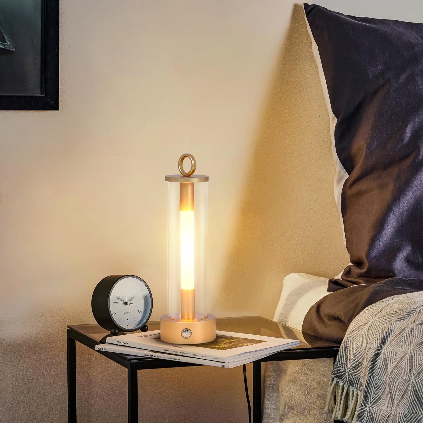 Настільна лампа Акумуляторна LED Сенсорна Регульована яскравість IP54 Переносна, фото №7