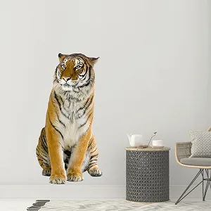 Наклейка на стіну GRAZDesign Tiger Sitting Africa 156 x 80 см - Фото 1