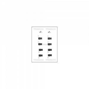 Комплект аксессуаров, тормозные колодки TRISCAN 8105 131618 для передней оси - Фото 1