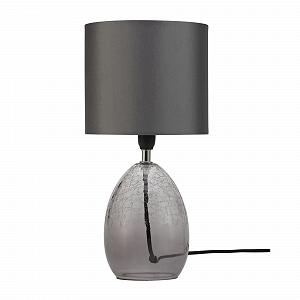 Настільна лампа Pauleen Tempting Gleam 48212 Max. 20 Вт E14 Димчасте скло Сіра - Фото 1