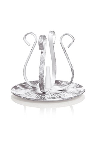 Подсвечник Iron Высота 8 см Белый/Серебристый, фото №1