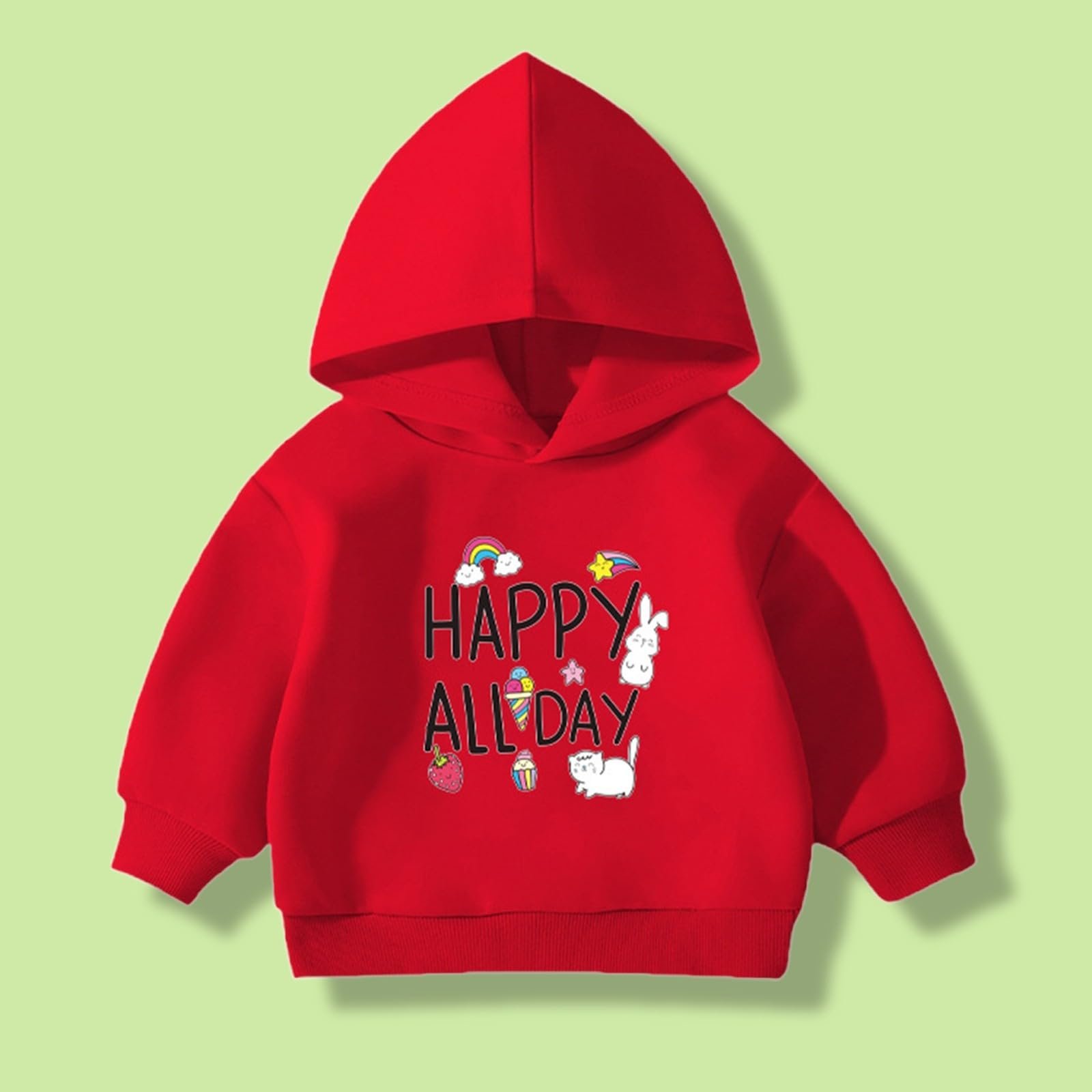 Худи Generisch С капюшоном для мальчиков для школы, досуга, с длинными рукавами, с мультяшным принтом для детей в возрасте от 1 до 6 лет, детский костюм из двух предметов, фото №3