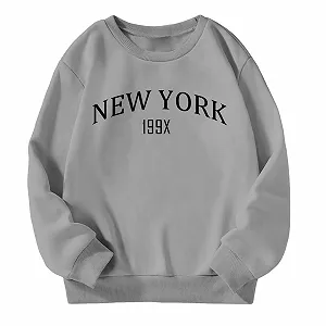 Повсякденна толстовка Generisch з круглим вирізом для дівчинки, з довгими рукавами, милий светр, великий легкий флісовий верх - Фото 1