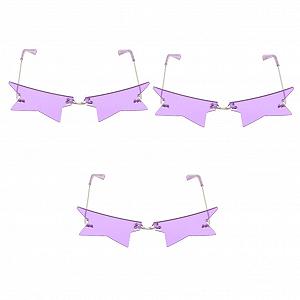 Винтажные очки PACKOVE 3St для женщин, косплей, без оправы, модные - Фото 1